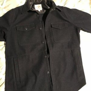 Brooks Brothers Red Fleece Dark Navy Wool Shirt Jacket